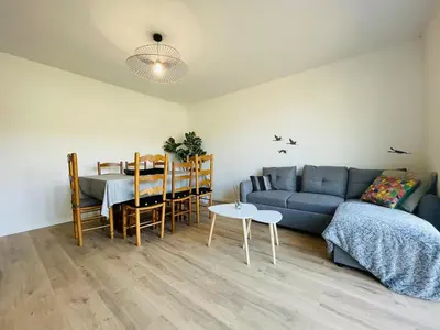 Coin salon dans l'établissement Casa Spacieuse