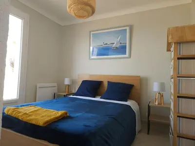 Plan de l'établissement Maison de vacances vue mer et port plaisance
