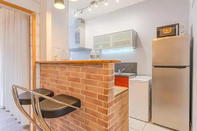 Cuisine ou kitchenette dans l'établissement Ernest - appt calme proche centre de nantes