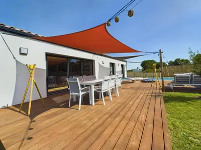 Plan de l'établissement Maison pour 6 adultes avec piscine
