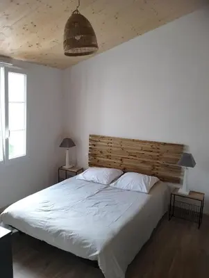 Un ou plusieurs lits dans un hébergement de l'établissement maison 6-8 personnes, 300m de la plage