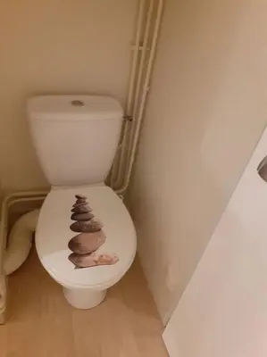 Salle de bains dans l'établissement Appartement vue mer 4 personnes
