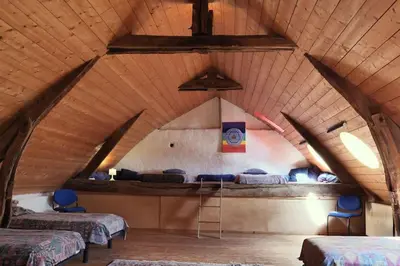 Coin salon dans l'établissement Ecologite La Rivière