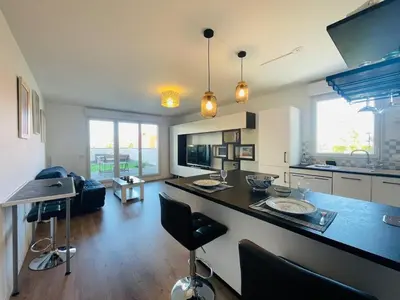 Cuisine ou kitchenette dans l'établissement Casa Bella