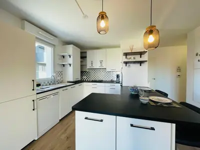 Cuisine ou kitchenette dans l'établissement Casa Bella