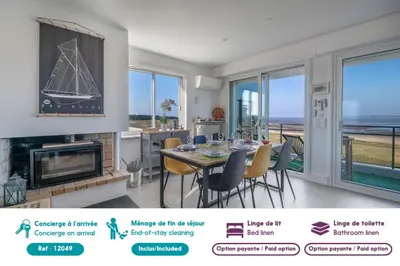Plan de l'établissement Appart vue mer pour 4 à St Brevin les Pins