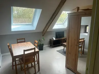 Coin salon dans l'établissement Séjour au Domaine des mortiers