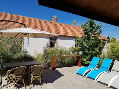 Jardin de l'établissement AU FIL DU TEMPS VENDEE location saisonnière