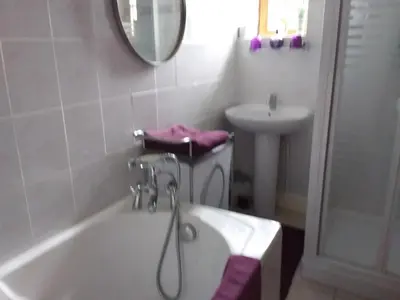 Salle de bains dans l'établissement Le Patronage