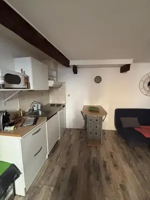 Cuisine ou kitchenette dans l'établissement Hypercentre, proche halage et rue principale