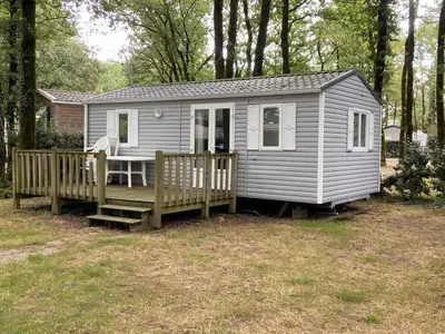 Jardin de l'établissement Camping Coeur de Vendée, la Boissière de Montaigu
