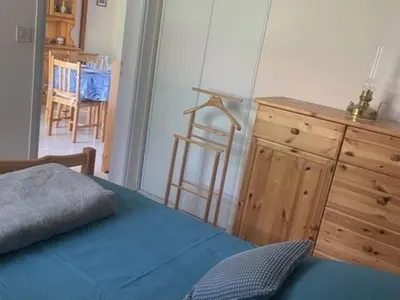 Un ou plusieurs lits dans un hébergement de l'établissement Maison accueillante à Saint Jean de Monts avec piscine collective - FR-1-323-553