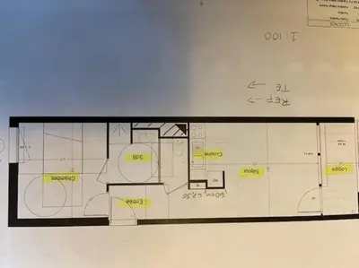 Plan de l'établissement Chez Pascal Sissi -New Appart, Ile Nantes, CCgrés