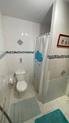 Salle de bains dans l'établissement Chez lolo
