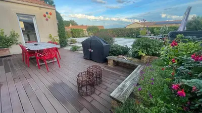 Jardin de l'établissement Chez lolo