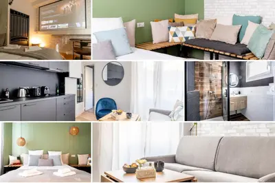 Cuisine ou kitchenette dans l'établissement Unique ! Une nuit dans un jardin avec Ecran géant !