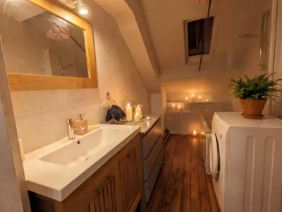 Salle de bains dans l'établissement Le Nid 2 4pers Centre ville WIFI