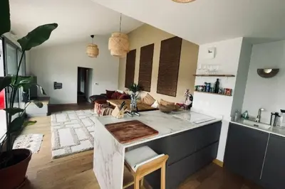 Cuisine ou kitchenette dans l'établissement coup de coeur rooftop vertou proche Nantes