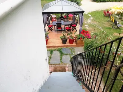 Jardin de l'établissement Chambres d'Hotes du Haut Anjou