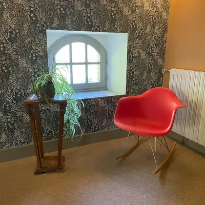 Coin salon dans l'établissement Château Doré les Tours - Appartement Loup - Proche Puy du Fou