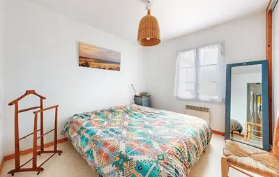 Un ou plusieurs lits dans un hébergement de l'établissement 3 Bedroom Nice Home In Barbatre