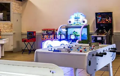 Salle de jeux dans l'établissement Beautiful Stacaravan