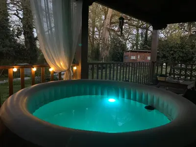 Plan de l'établissement Chambre d'hôtes Sous Les Grands Chênes CABANE SCANDINAVE