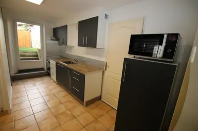 Cuisine ou kitchenette dans l'établissement Gite La Morinière, en Vendée
