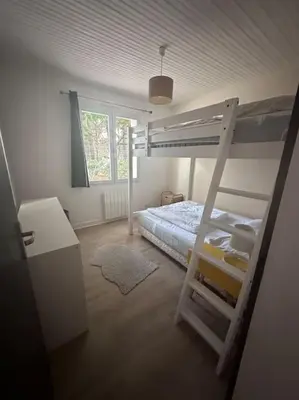 Un ou plusieurs lits dans un hébergement de l'établissement Maison Familiale bord de mer