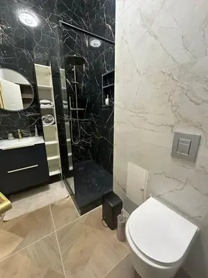 Salle de bains dans l'établissement Appartement 4 chambres
