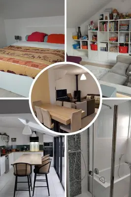 Cuisine ou kitchenette dans l'établissement Appartement spacieux 2 Pers- 4 Max