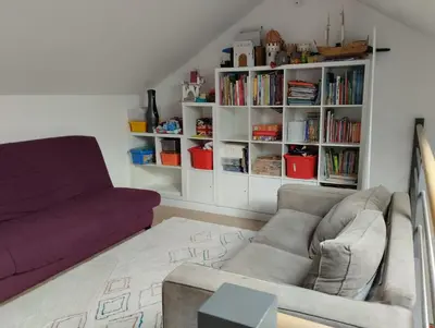 Coin salon dans l'établissement Appartement spacieux 2 Pers- 4 Max