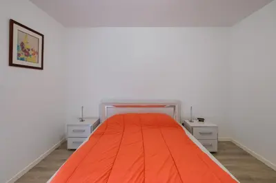 Un ou plusieurs lits dans un hébergement de l'établissement L'Escapade pornicaise - Joli appt à Pornic