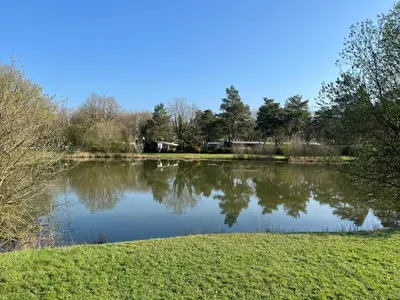 Paysage naturel près de le camping