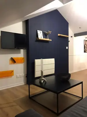 Télévision ou salle de divertissement dans l'établissement Appartement coeur de ville - 4 couchages