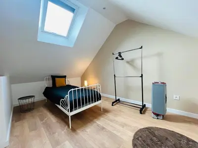 Un ou plusieurs lits dans un hébergement de l'établissement Casa Contemporaine