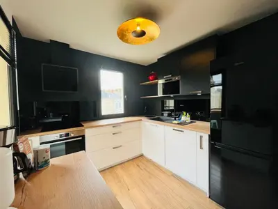 Cuisine ou kitchenette dans l'établissement Casa Amarelo