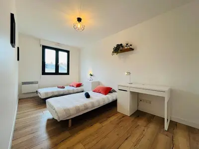 Un ou plusieurs lits dans un hébergement de l'établissement Casa Amarelo