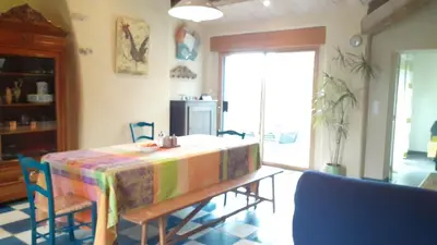 Coin salon dans l'établissement La Maison Des Landes