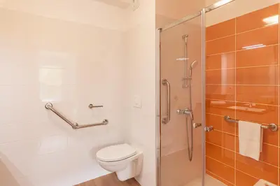 Salle de bains dans l'établissement Résidence Angers