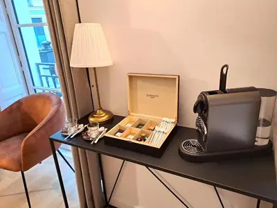 Plateau bouilloire dans l'établissement Appartement Cosy Hyper Centre