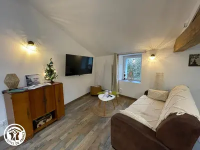 Télévision ou salle de divertissement dans l'établissement Charmant gîte en Vendée proche Puy du Fou - FR-1-426-566