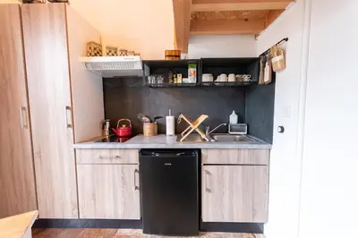 Cuisine ou kitchenette dans l'établissement Lulu la Brocante - Hypercentre - Gare