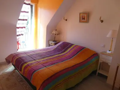 Un ou plusieurs lits dans un hébergement de l'établissement Villa Lou Ann