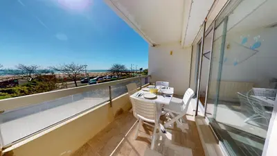 Balcon ou terrasse dans l'établissement Balcon de la plage