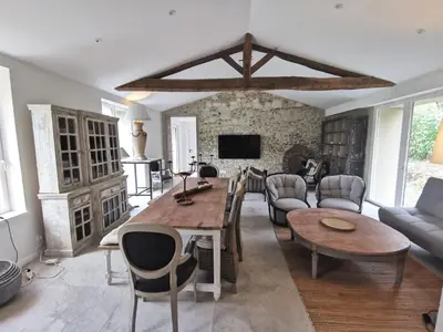 Coin salon dans l'établissement Villa Beauchêne