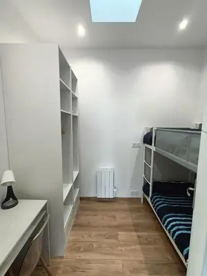 Un ou plusieurs lits dans un hébergement de l'établissement Maison 4 pers 300m de la mer