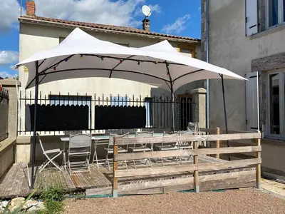 Balcon ou terrasse dans l'établissement Chambre Songes d'Afrique