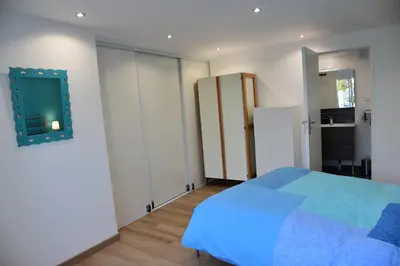 Un ou plusieurs lits dans un hébergement de l'établissement Chez Denis et Isabelle