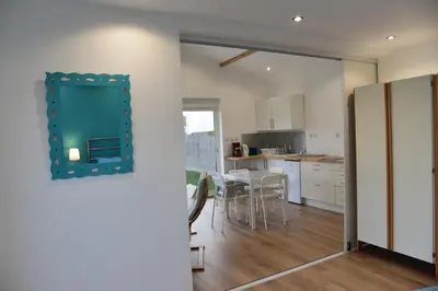 Cuisine ou kitchenette dans l'établissement Chez Denis et Isabelle